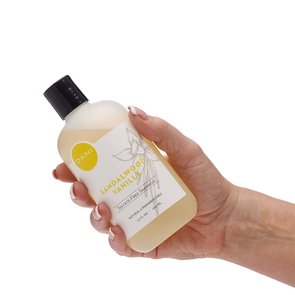DANI Naturals - Wholesale Hair Shampoo - Sandalwood Vanilla Shampoo 12oz6