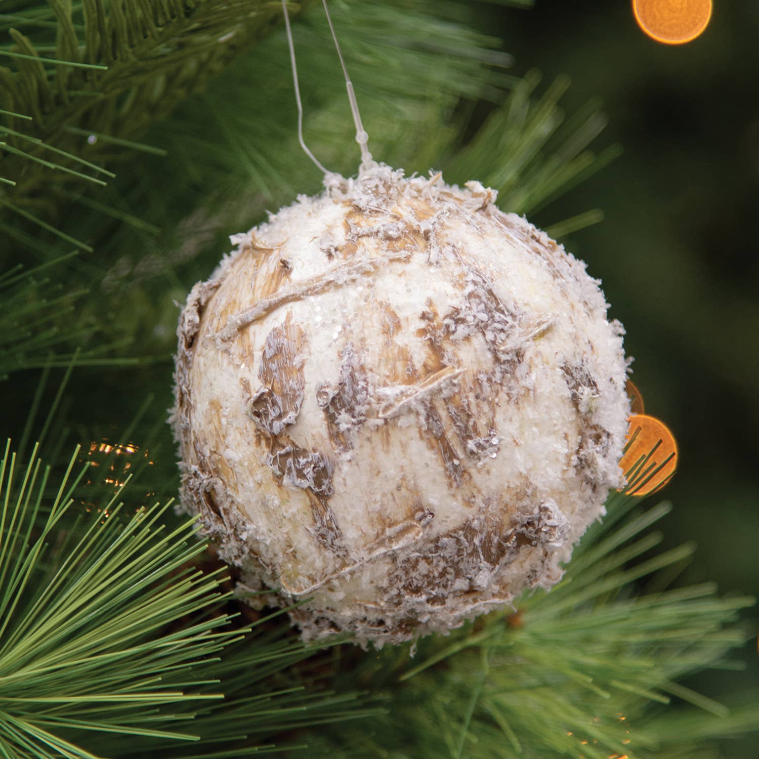 Saybrook Lane – wholesale Ornament – Winter Woods Round Ball Ornament, 3.25"1