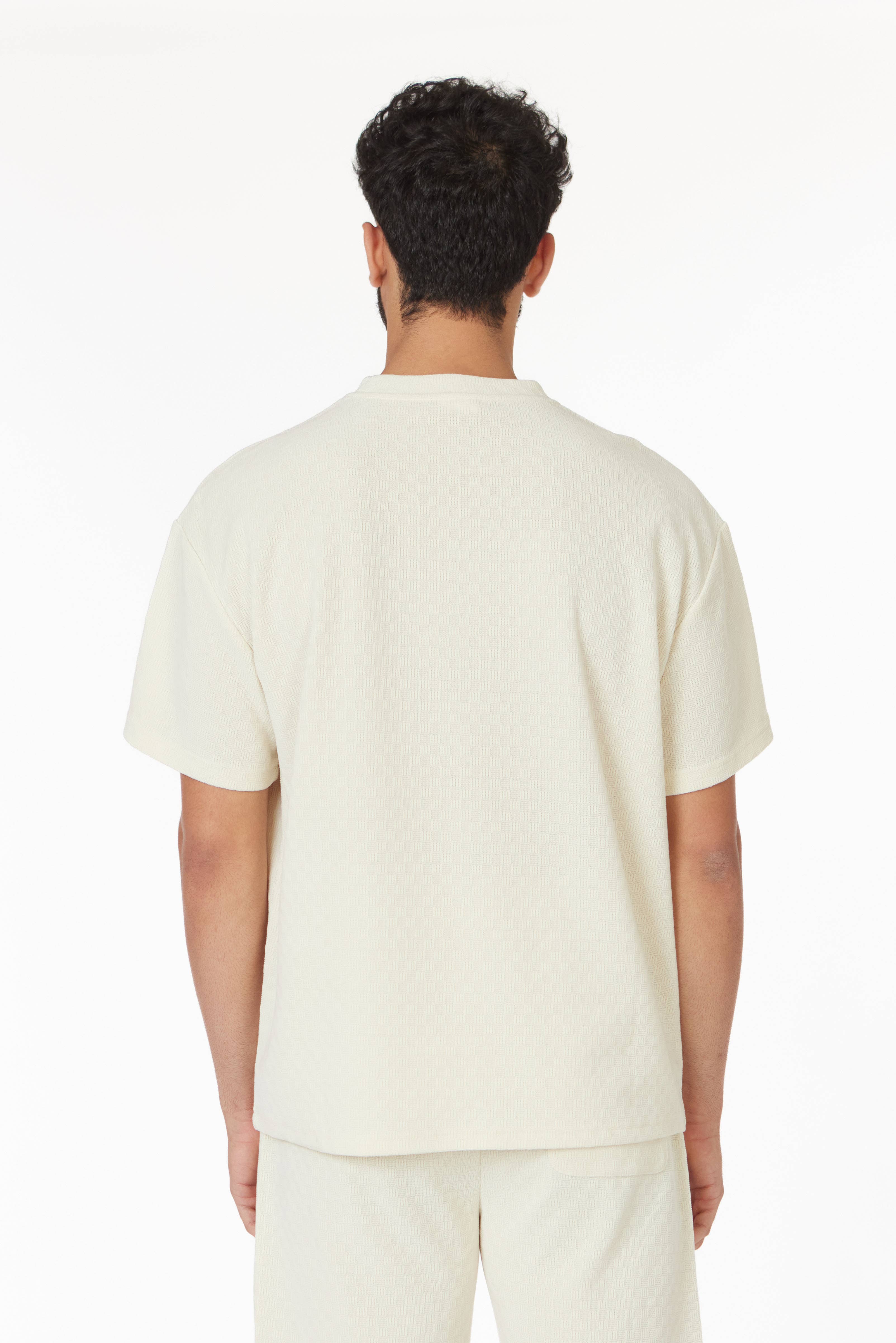 HB Apricot  Men's Short Sleeve Textured T-Shirt & Short Set (Apricot) for wholesale on Faire2