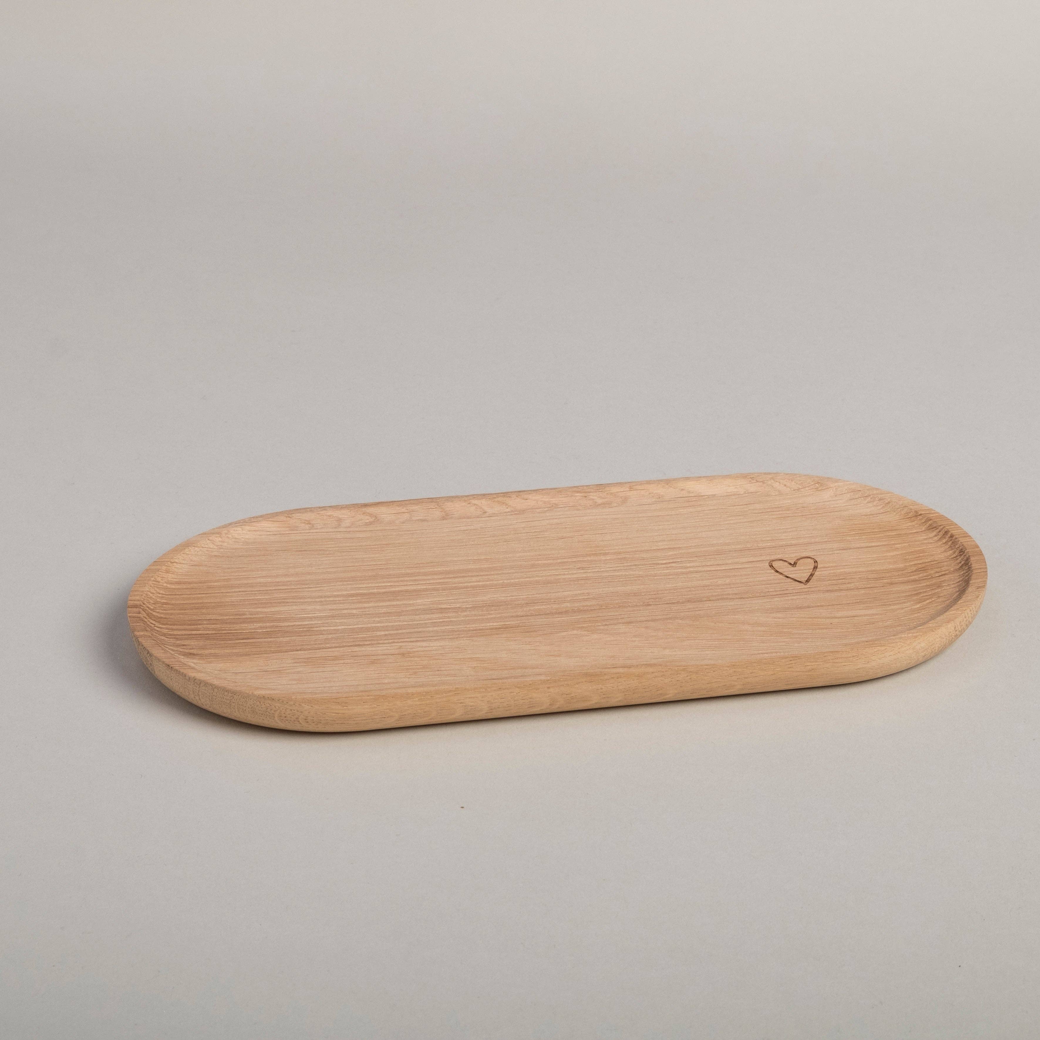 Eulenschnitt - Wholesale Serving Tray - Oak Heart Tray (PU = 3 pcs)8