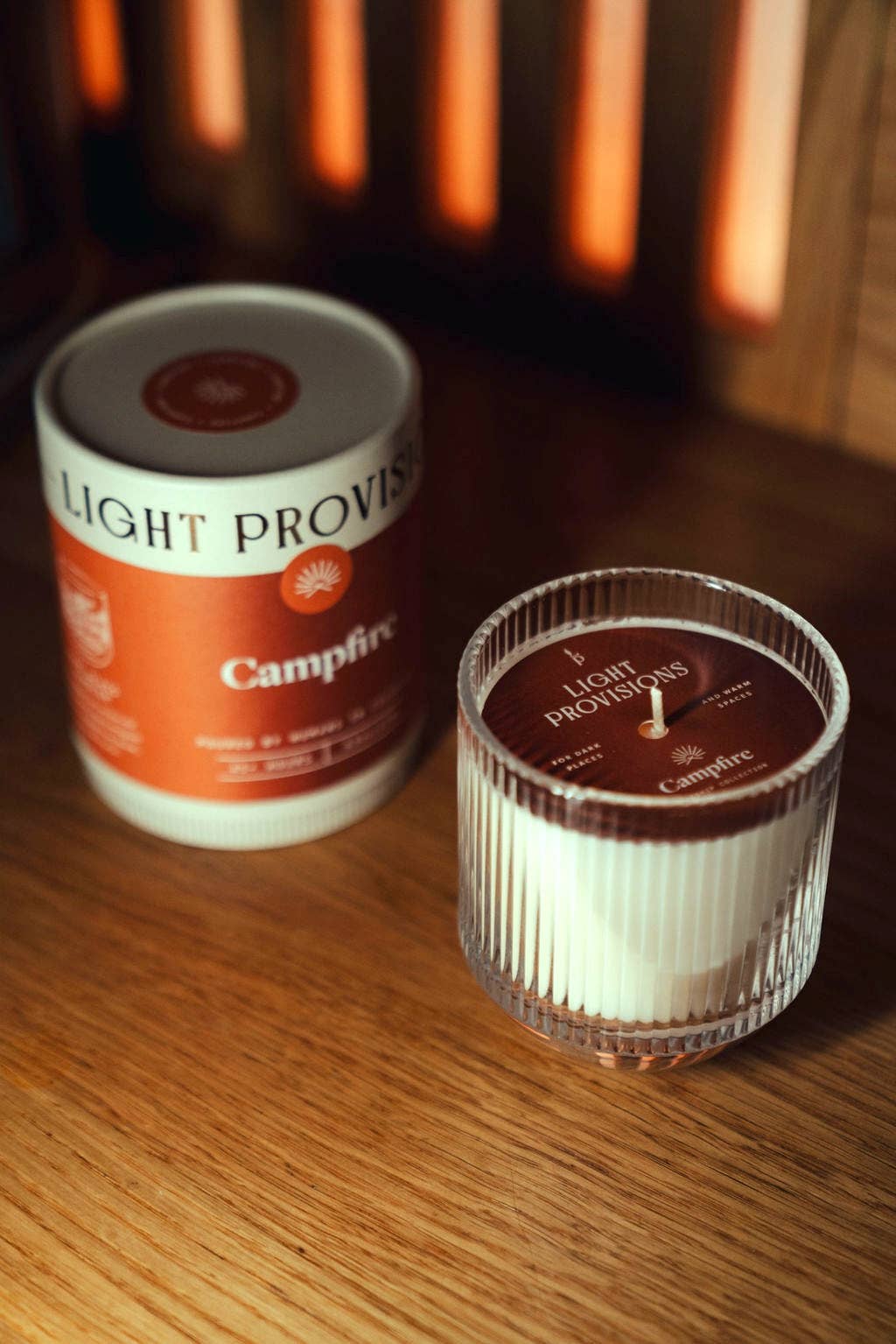 Light Provisions - Wholesale Jar/Filled Candle - 9.5 oz Campfire Candle 5
