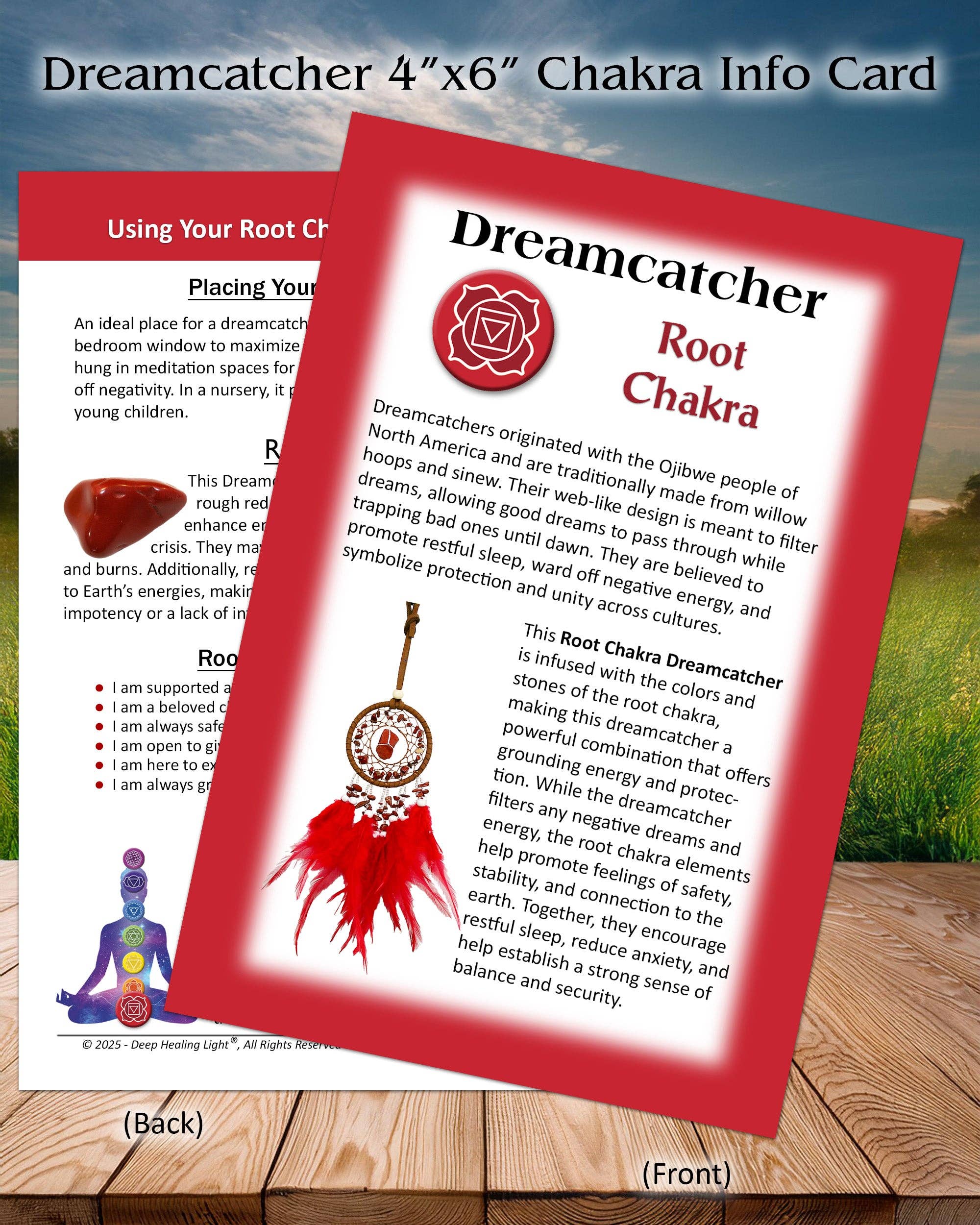 Deep Healing Light - Wholesale Dream Catcher - Chakra Healing Dreamcatcher – Spiritual Wall Decor, Giftable7