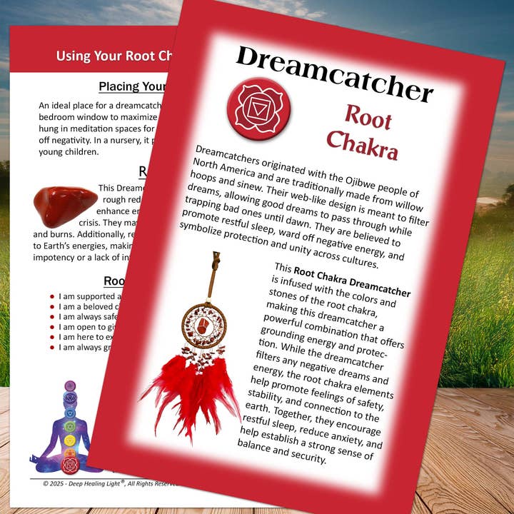 Deep Healing Light - Wholesale Dream Catcher - Chakra Healing Dreamcatcher – Spiritual Wall Decor, Giftable7