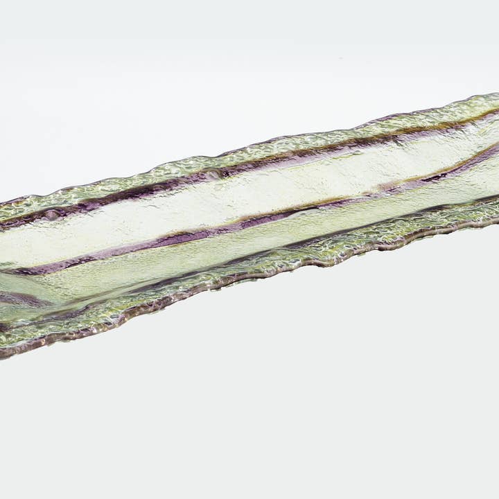 Bandeja Rectangular Artisano S 48x17 Berenjena para venta al por mayor de Cavari Atelier