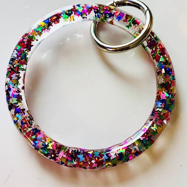 Rainbow Butterfly nøglering armbånd sæt for engroshandel hos Shop Drip Express