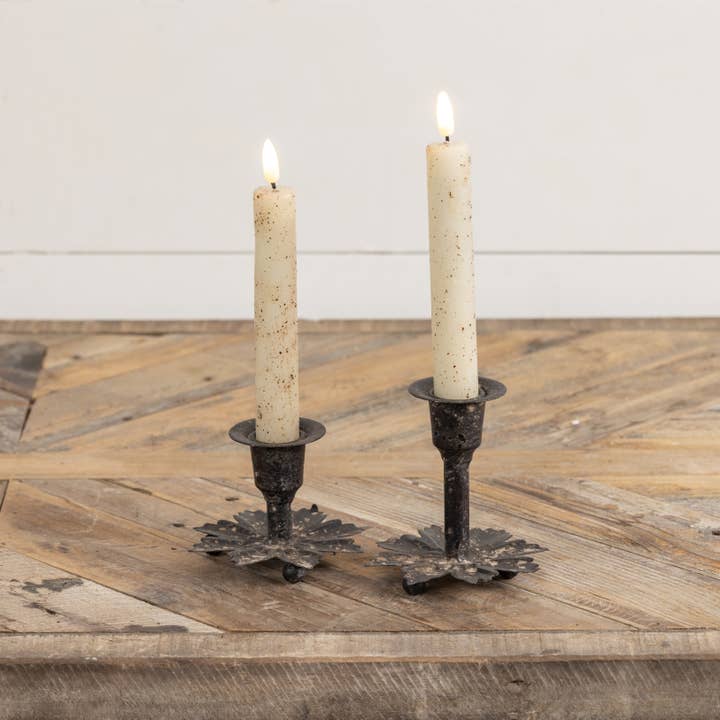 Ragon House – Großhandel Kerzenhalter – Rustikaler Blatttafelkerzenhalter, 2,75"3