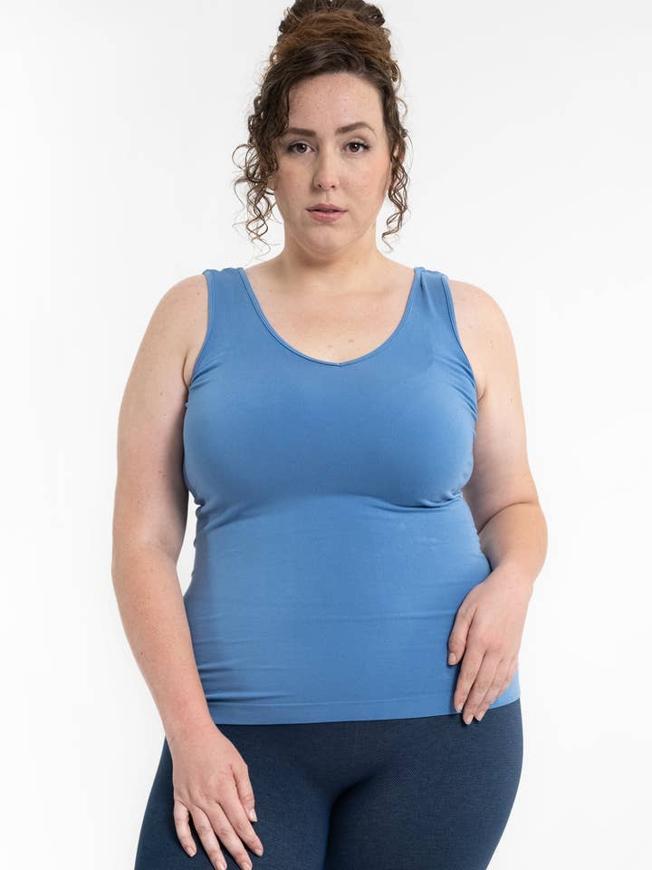 ELIETIAN - Wholesale Tank Top - Women's - Reversible Tank - Curvy Fit26