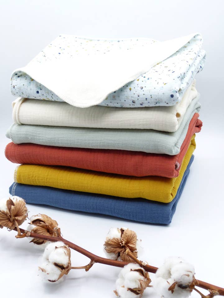 Tijala - Wholesale Bedding Blanket - Kids & Baby - Louise throw in organic cotton - Ecru1