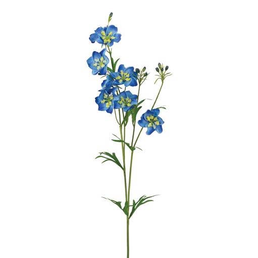 Select Artificials, Inc. - Wholesale Artificial Flowers - Wild Delphinium Spray 30" Blue0