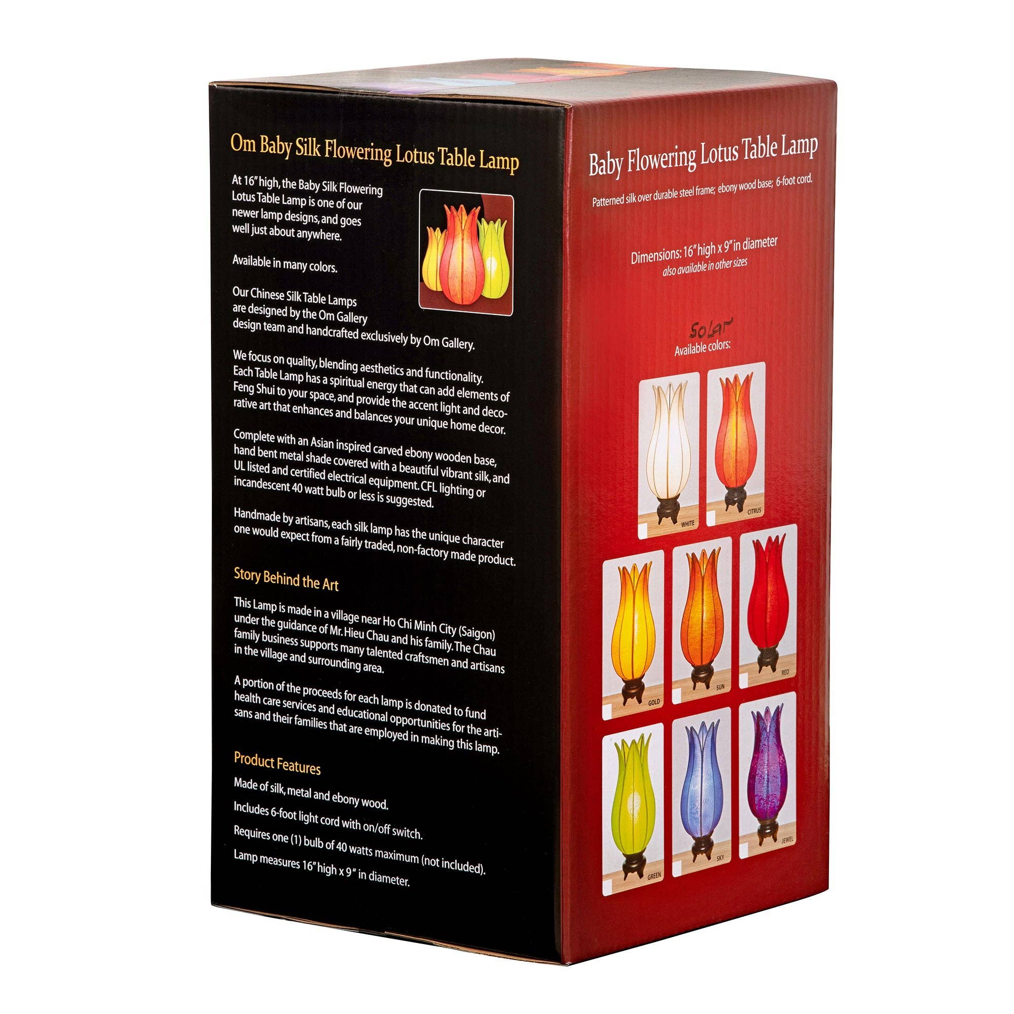 Om Gallery - Wholesale Accent/Desk Lamp - Baby Flowering Lotus Lamp Jewel2