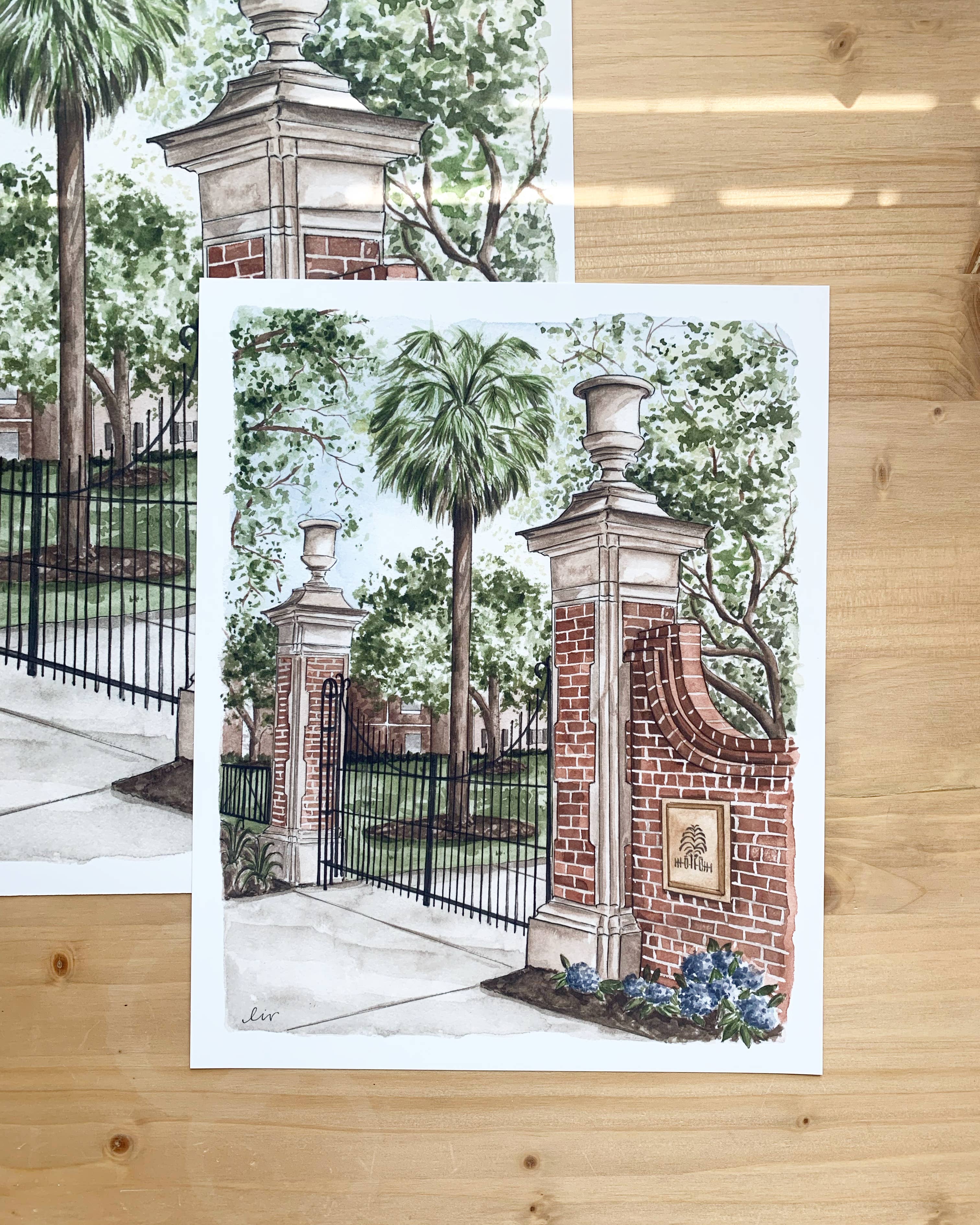 Owlery 54 – wholesale Konsttryck – USC Horseshoe Print1