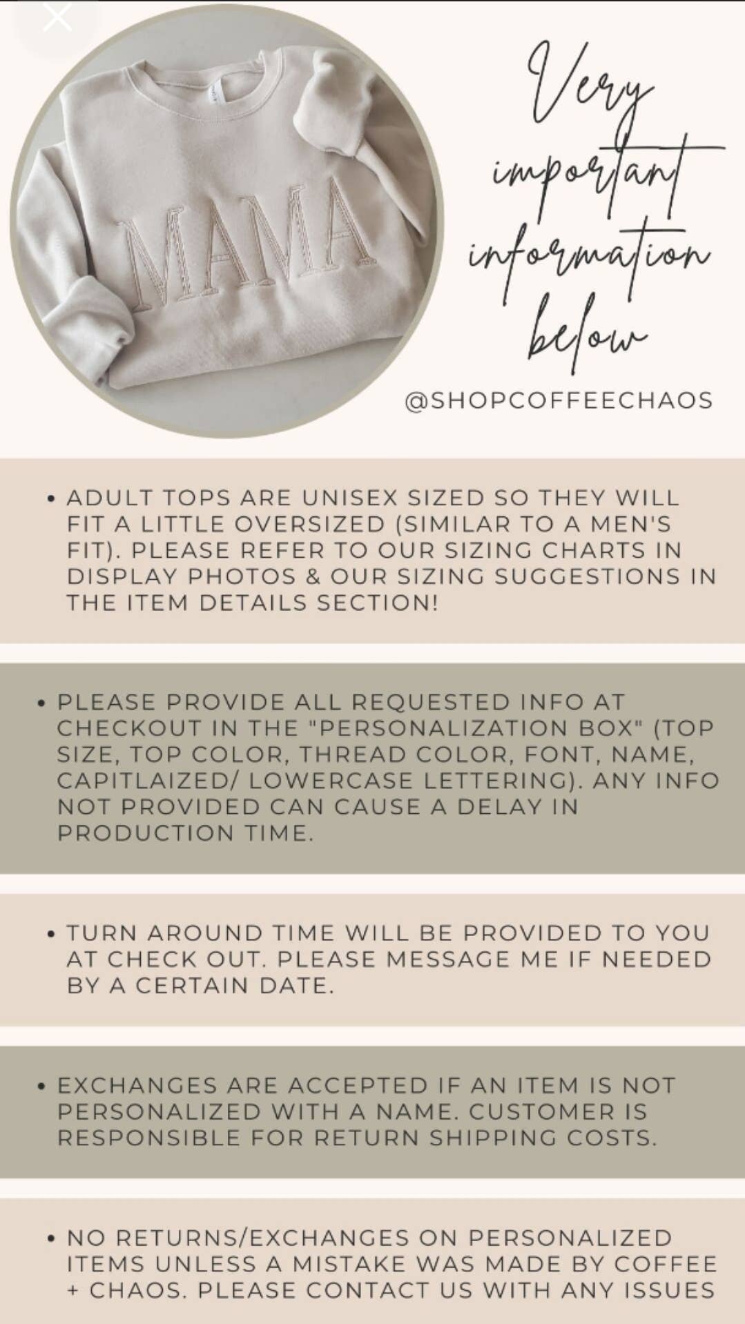 Coffee and Chaos Apparel - Wholesale Sweatshirt - Women's - Custom embroidered short sleeve t-shirt2