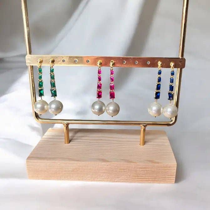 OE! - Wholesale Dangle Earrings - Zircon Cascade - orecchini5