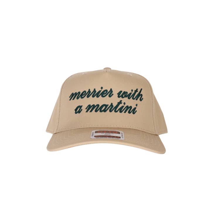 Stitch Your Style – Großhandel Trucker-Cap – Damen – Fröhlicher mit einem Martini bestickter Trucker-Hut1