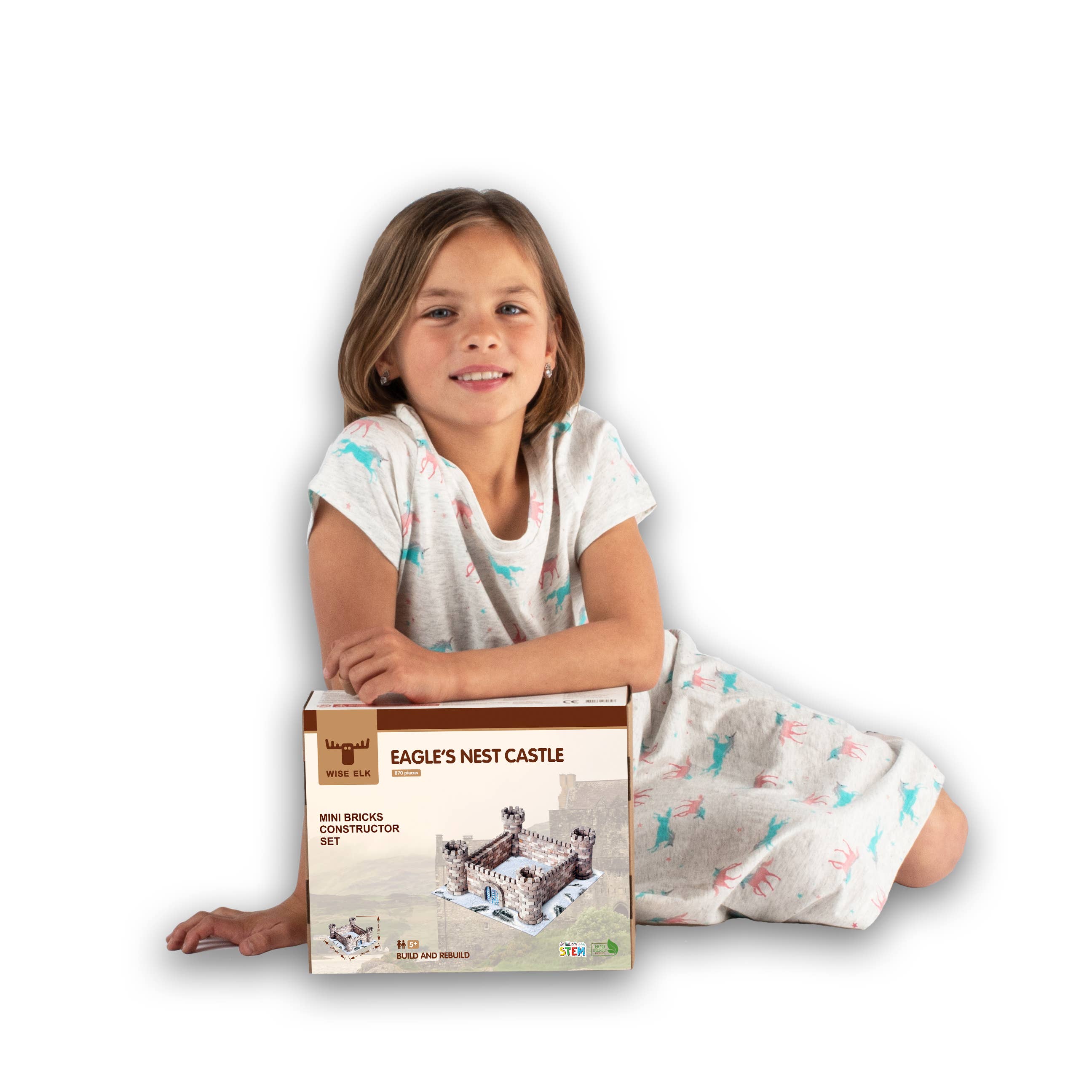 Fainotoys - Vente Jeu construction – enfant - Ensemble de construction mini briques - Château du nid d'aigle10