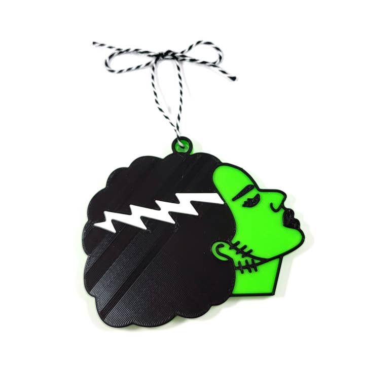 Monster Bride adorno navideño impreso en 3D para venta al por mayor de Printy Vibes