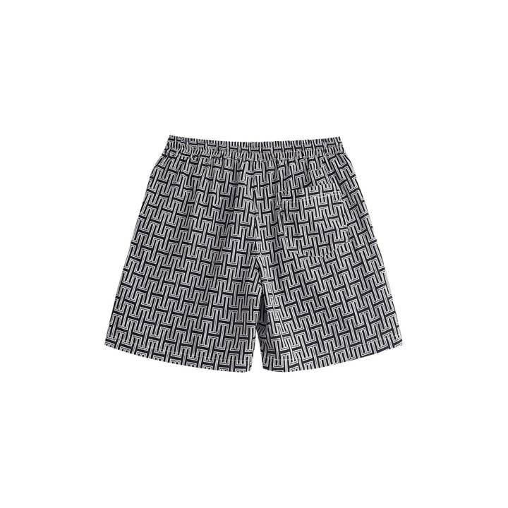 Hugh & Main - Wholesale Shorts - Women's - Black Monogram Shorts6