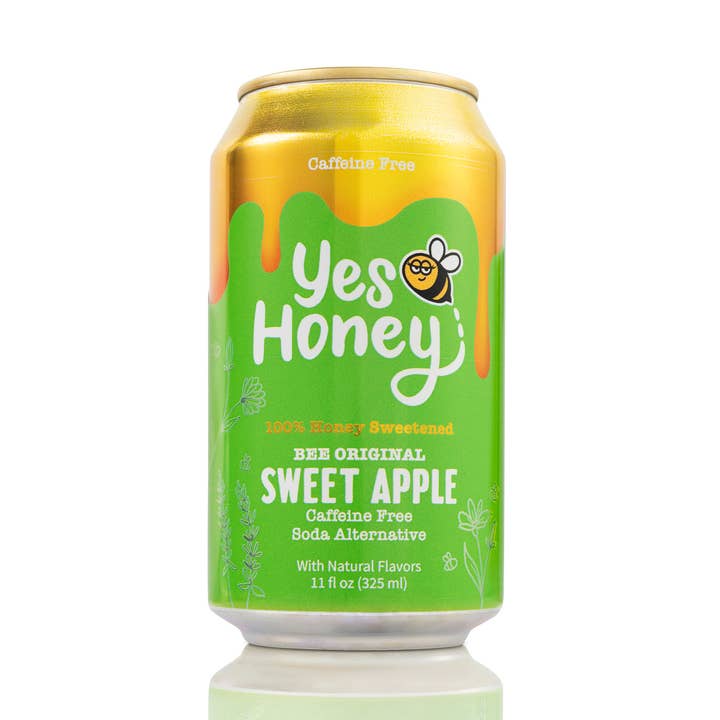 Yes Honey - Wholesale Soda/Carbonated Drink - Yes Honey - 100% Honey Sweetened Soda- Apple 0