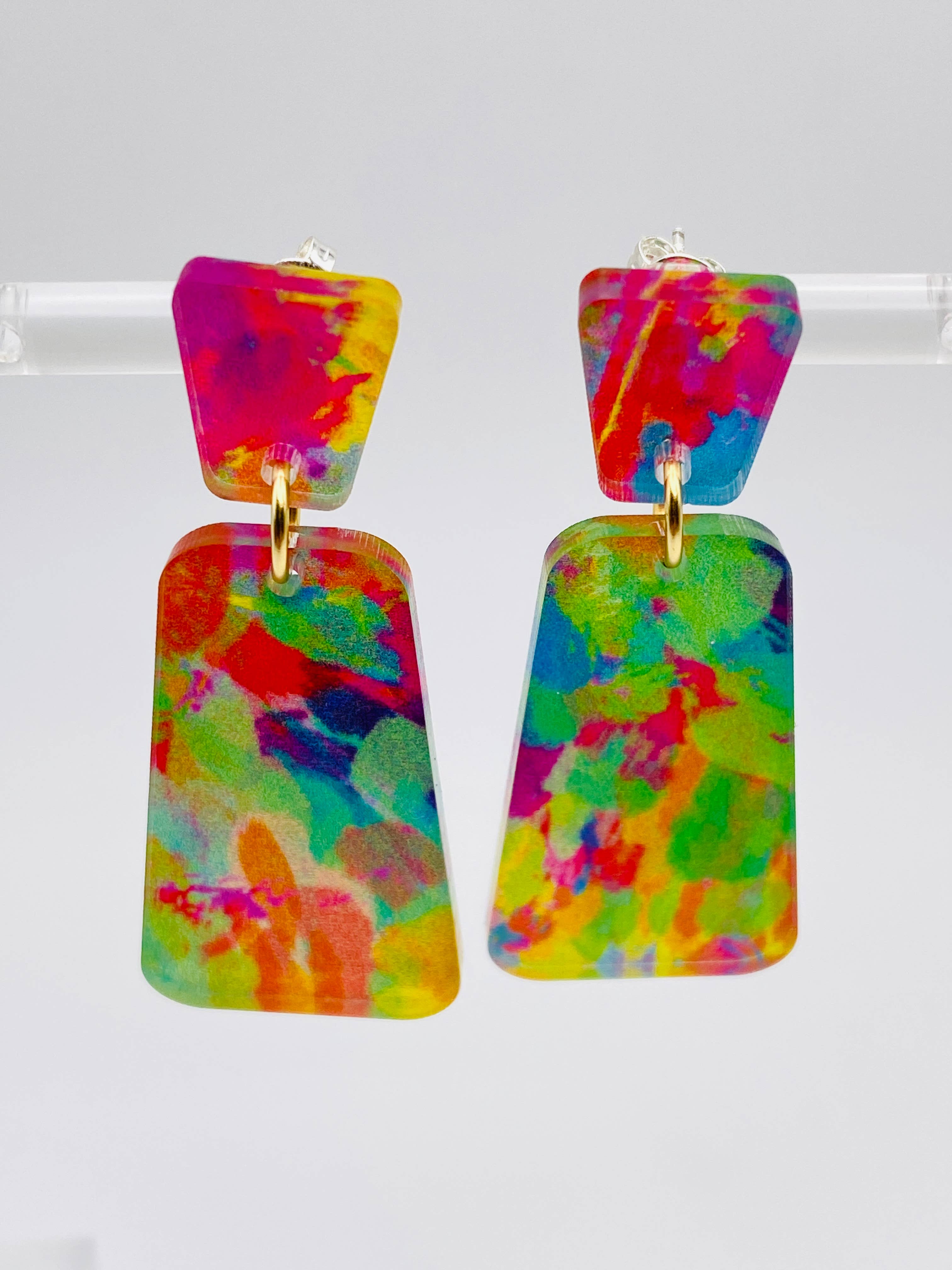 Sandy Lou Designs - Wholesale Dangle Earrings - GEO PREPPY SWEET SUMMER EARRINGS2