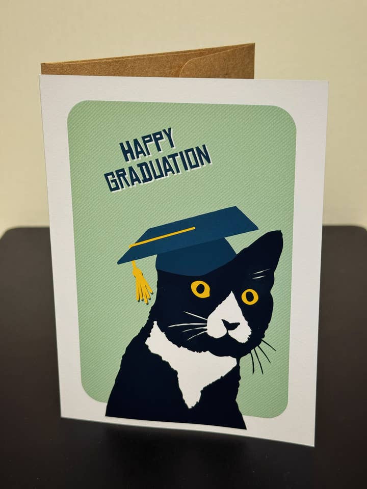 Tarjeta de felicitación de graduación feliz para venta al por mayor de Mobius Theory