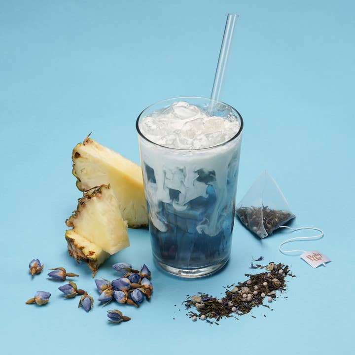 Pinky Up - Wholesale Tea Bags - Boba Tea - Butterfly - Box of 12 Wrapped Pyramid Sachets