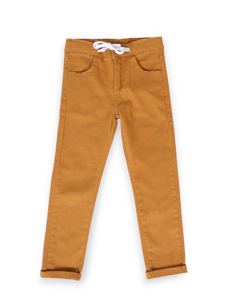 “Grow with Me” Jeans - Khaki for wholesale by GILi Guise