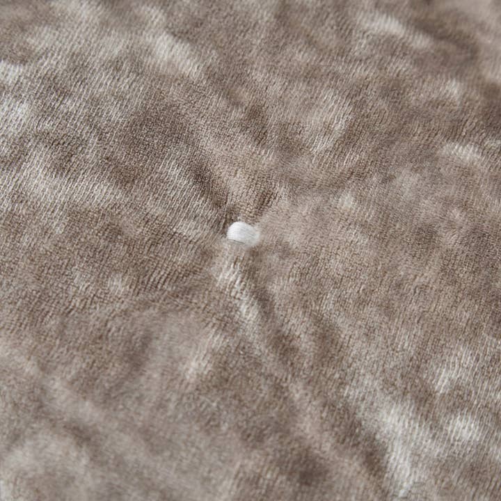 Tache Home Fashion - Wholesale Bedding Set - Tache Plush Dreams Sand Taupe Beige Tufted Velvet Quilt Set (JHW-853B)6
