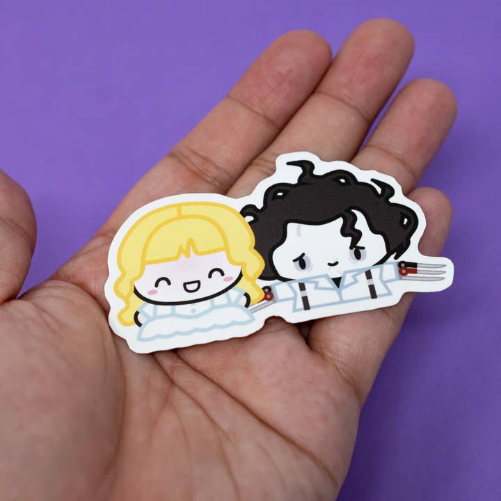 Wonton In A Million - Wholesale Sticker - L264 | Halloween Films - Edward Scissorhands Vinyl Sticker2