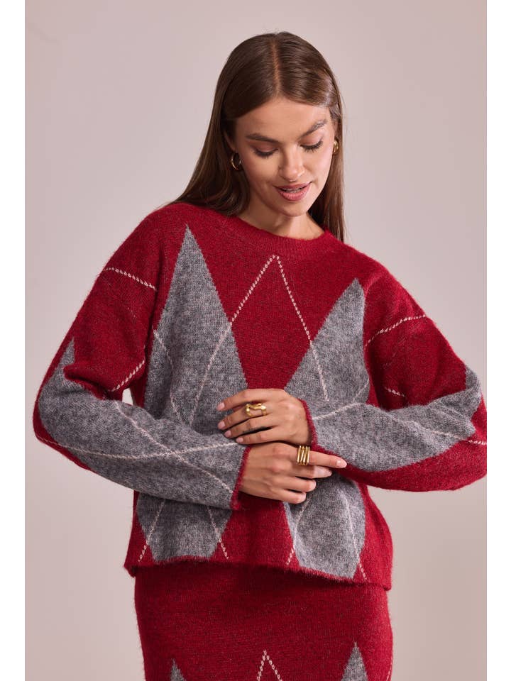 Cherry Paris - Wholesale Top & Skirt Set - Women's - Zita Set - IY257003