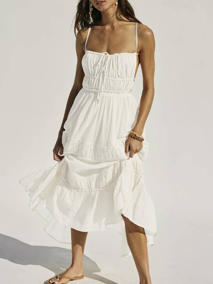 ACOA COLLECTION - Wholesale Dress - Women's - OPEN BACK MAXI DRESS