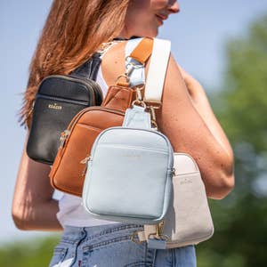Rothy's - The Crossbody Strap in Grey/Neutral