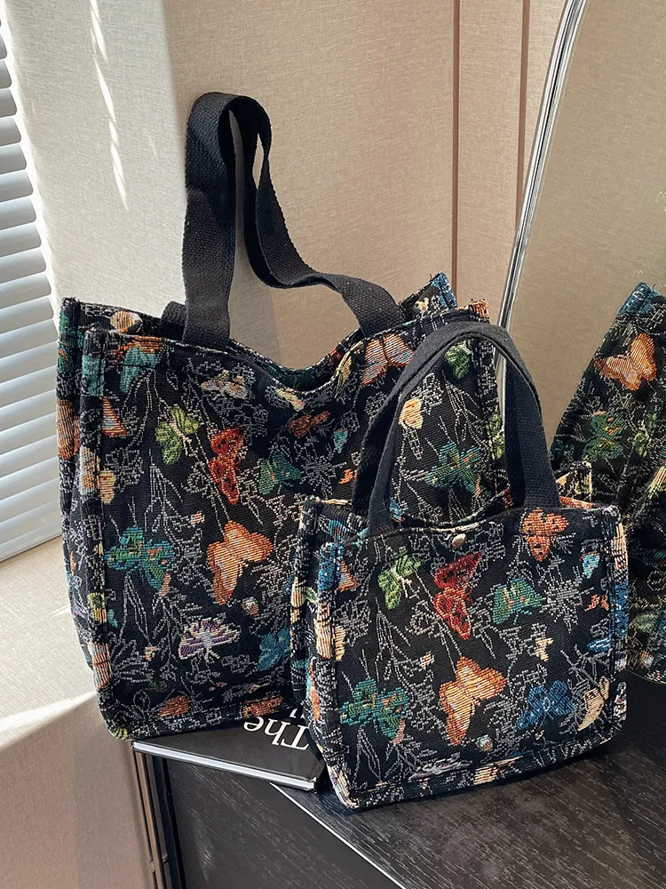 Serenity Collective - Wholesale Tote Bag - Women's - Butterfly Canvas Tote Bag2