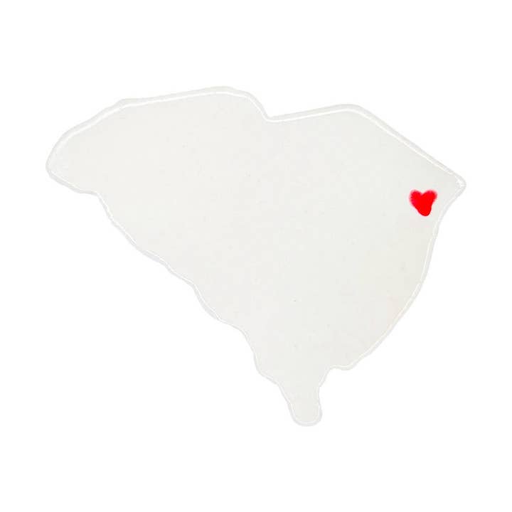 Myrtle Beach Ceramic Magnet for Fridge - Handcrafted South Carolina State Decor Gift for wholesale by AO Clay