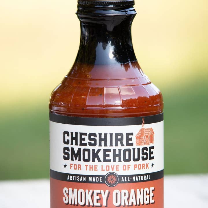 Sauce BBQ Orange Fumée pour la vente par Cheshire Pork