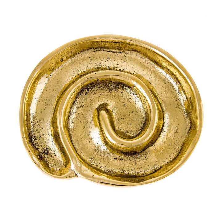 Cendrier de bureau en bronze massif à design spirale pour la vente par ARTIA LTD