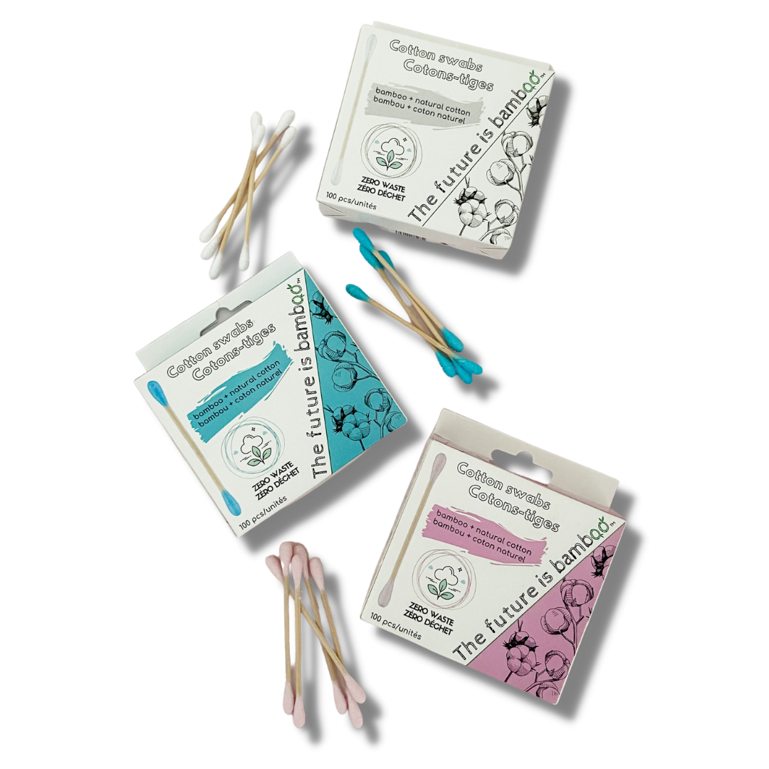 The future is bamboo - Wholesale Cotton Swab/Q-Tip - Bamboo Cotton Swabs - 100x4