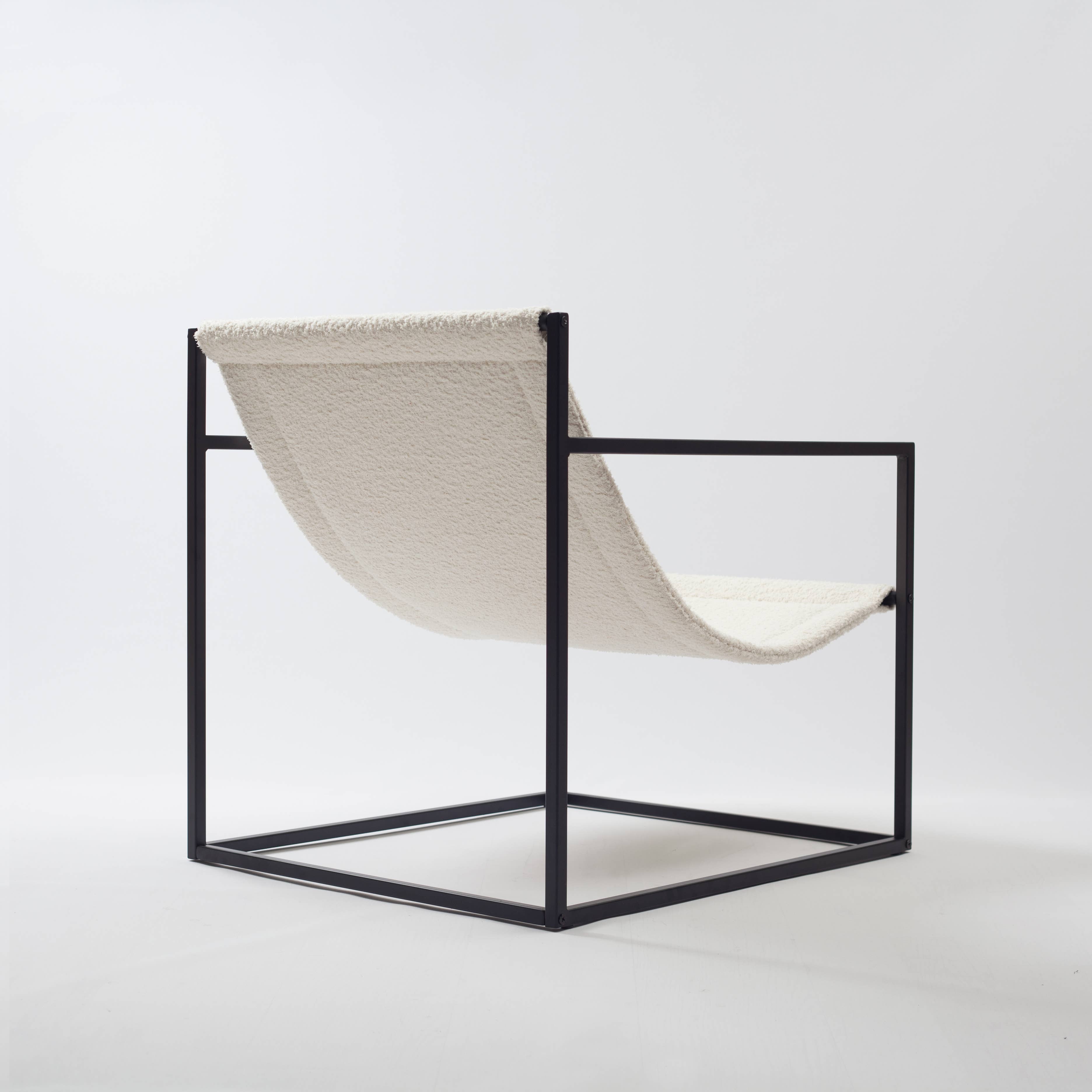 Fineroom Living - Vendita all'ingrosso Sedie - Set da 2 Poltrone Lounge BERNIE con Struttura in Acciaio e Design Minimalista26