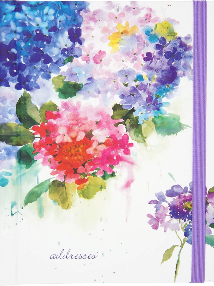 Hydrangeas Large Address Book for wholesale by Peter Pauper Press