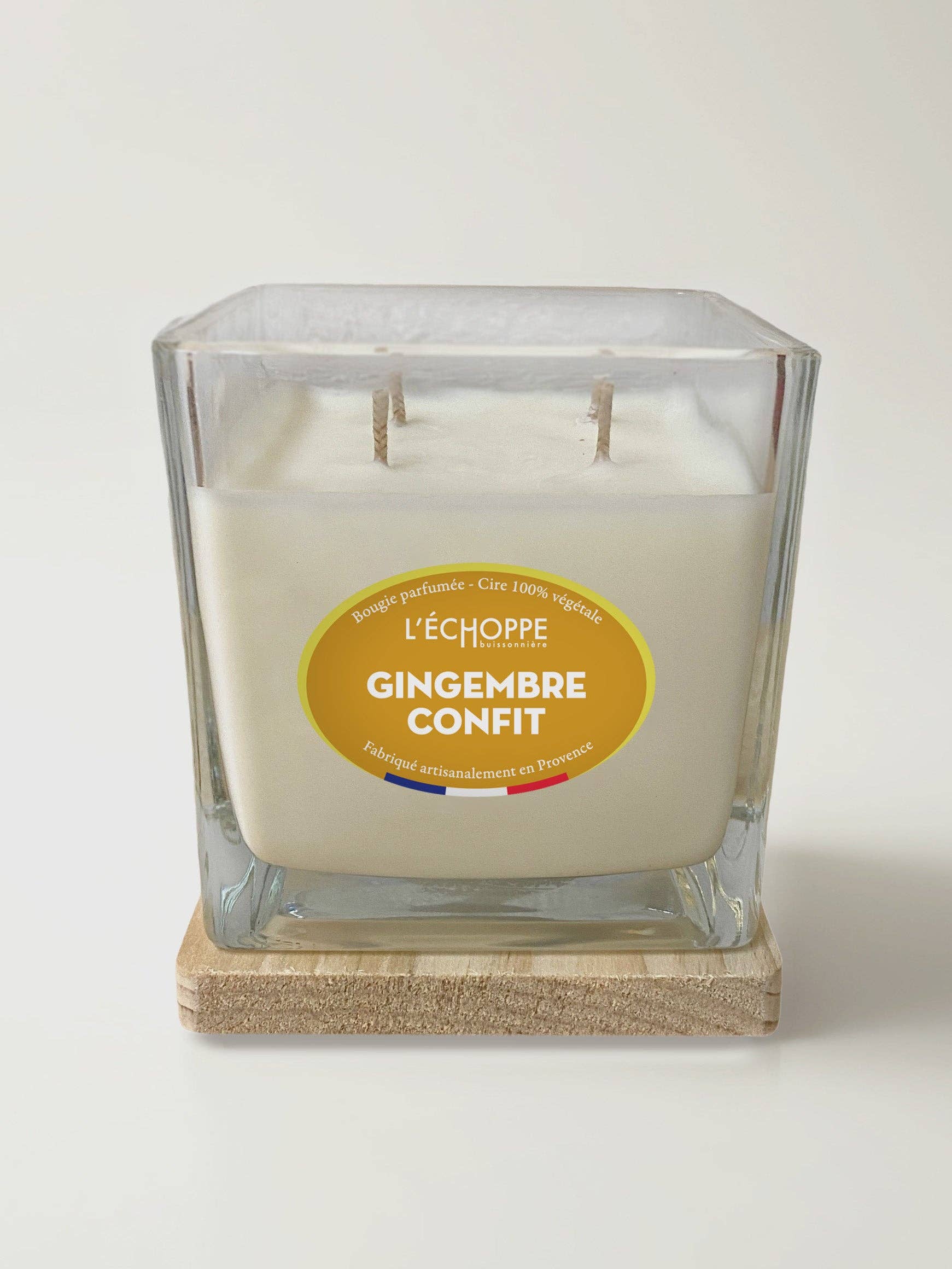 L'Échoppe Buissonnière - Venta al por mayor Velas en tarros - Jengibre Confitado - Vela perfumada 400g3