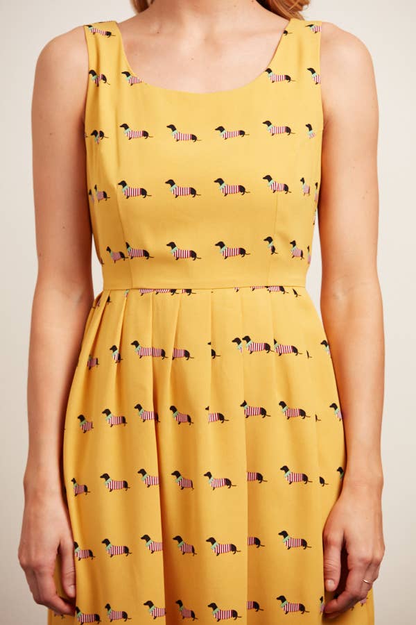 SM WARDROBE - Vente Robe – femme - Robe imprimée teckel2