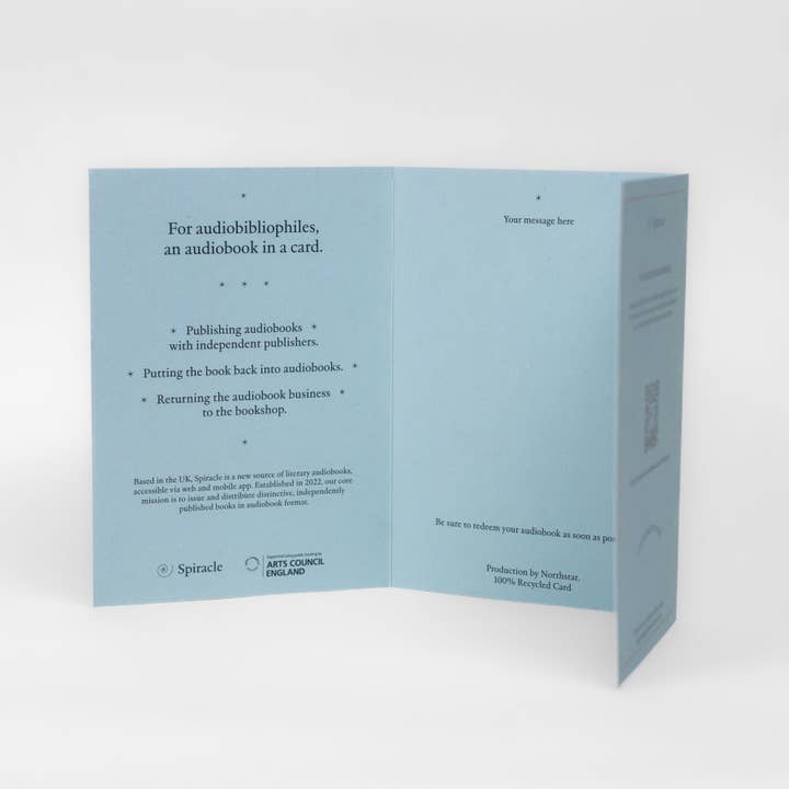 Spiracle Audiobooks - Wholesale Everyday Greeting Card - Audiobook in a Card: To The Lighthouse by Virginia Woolf10