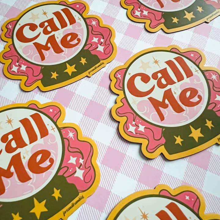 Groovy Crystal Ball Retro Hippie Magnet for wholesale by Fox and Brambles