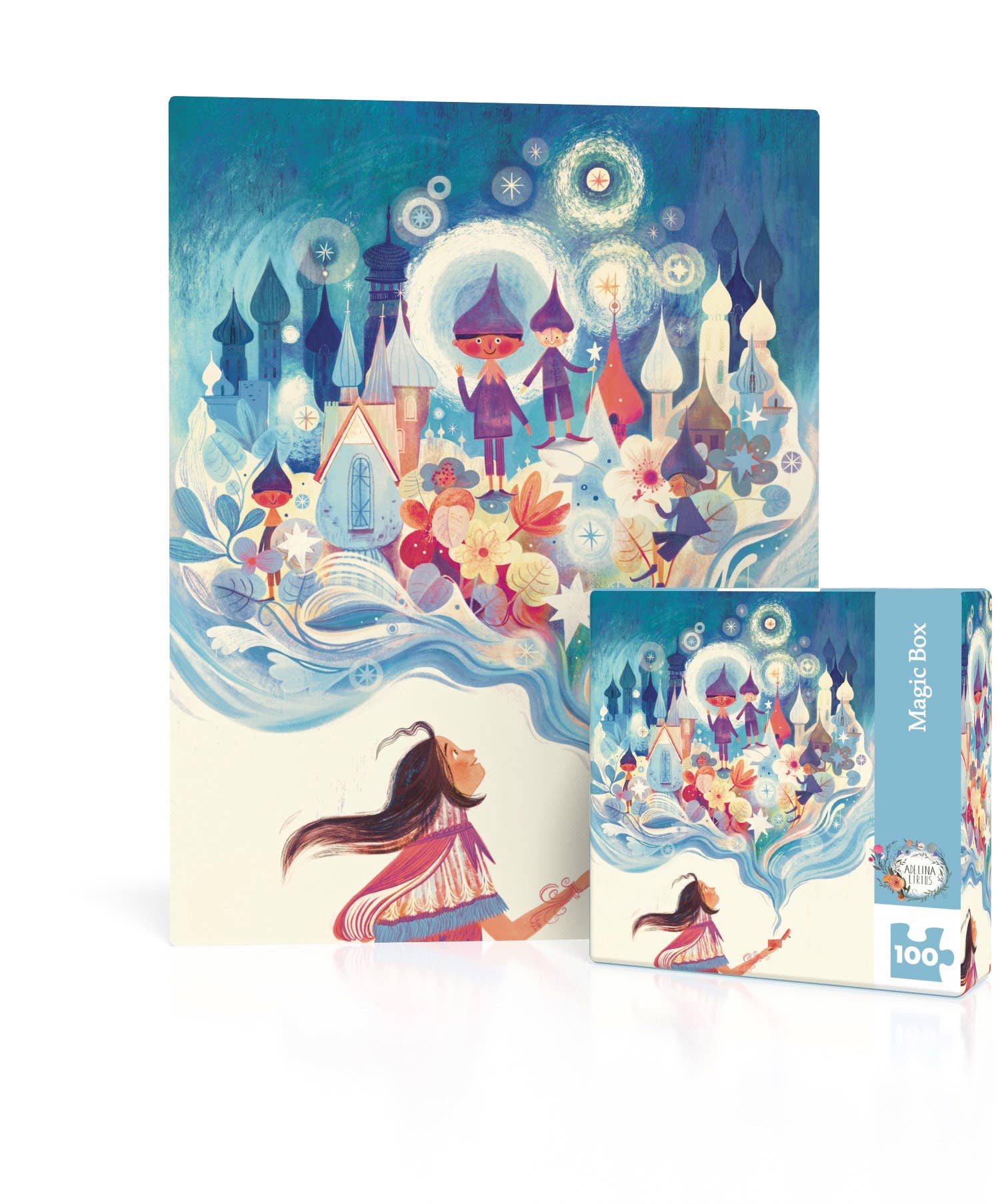 New York Puzzle Company - Wholesale Puzzle - Adult - Magic Box Mini - 100 Piece Mini Puzzle0