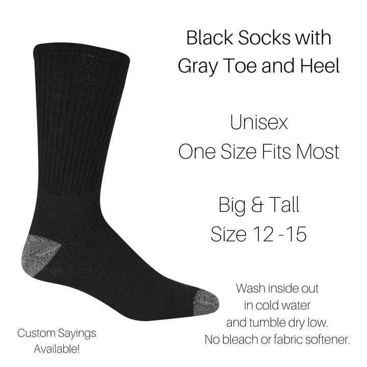 A&A Custom Crafts - Wholesale Socks - Unisex - Suck Balls Funny Bad Word Novelty Socks (Choose Your Saying)