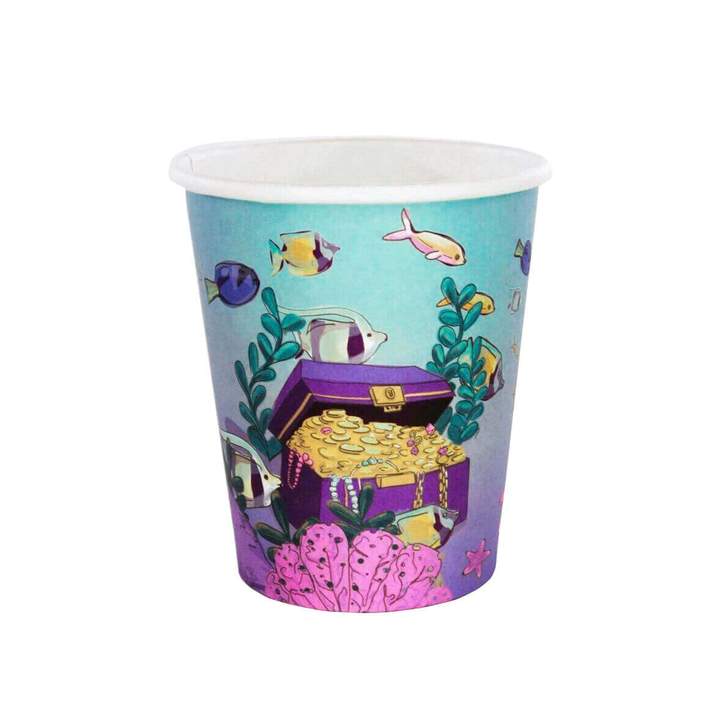 Anna + Pookie - Wholesale Wegwerpbeker - Let's Be Mermaids Cups - 8 pk.