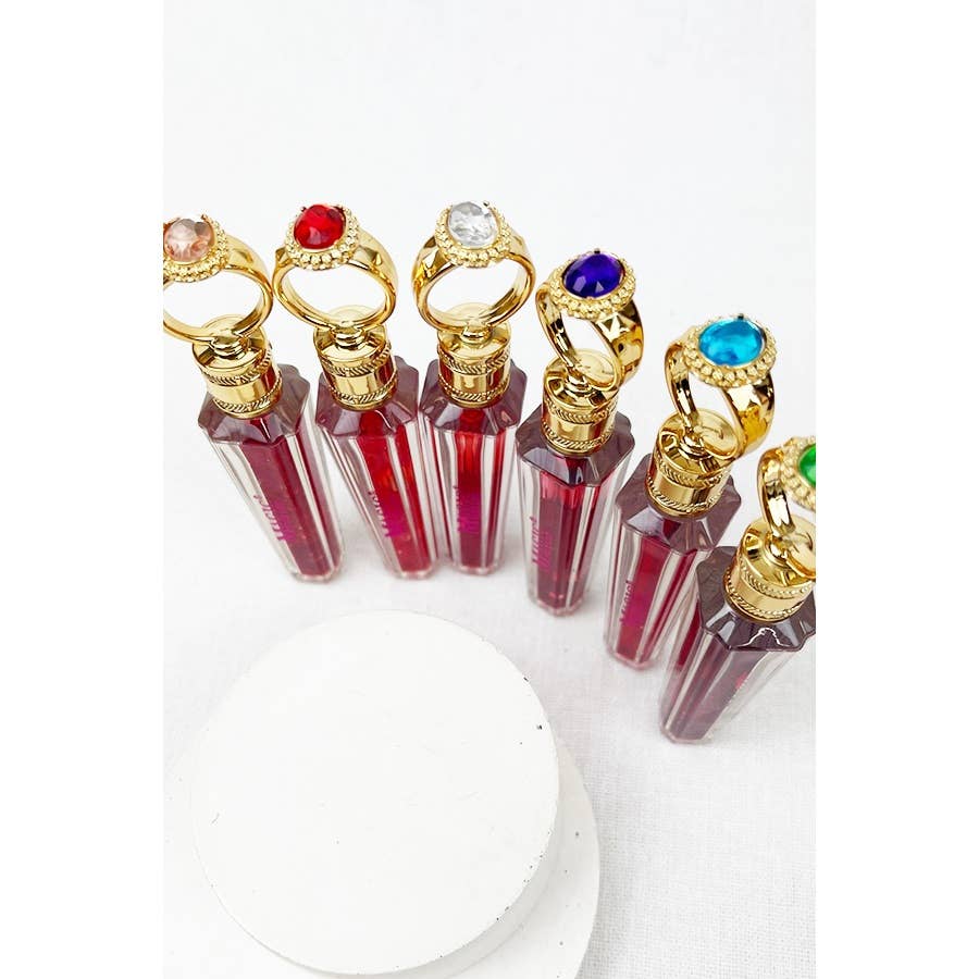 MIX COLOR 24-Pcs Diamond Ring Lip Tint for wholesale on Faire1
