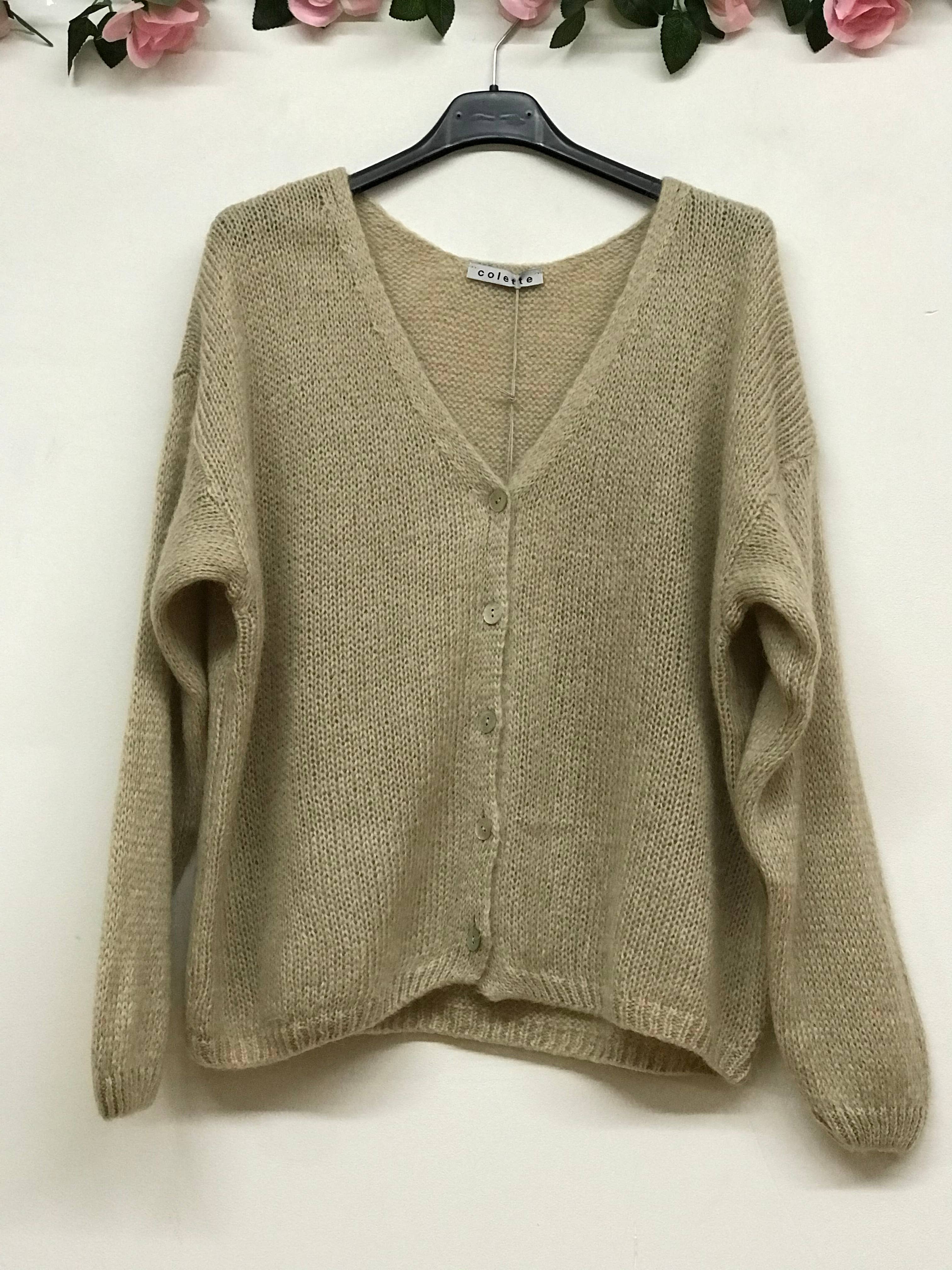 LINEN & COTTON HOUSE – Großhandel Jacke – Damen – 8561 JACKE AUS MOHAIRWOLLE, HERGESTELLT IN ITALIEN132