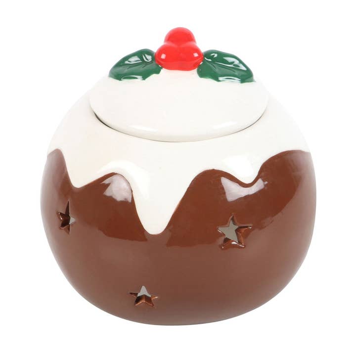 Something Different Wholesale – wholesale Oil warmer – Christmas Pudding Oil Burner