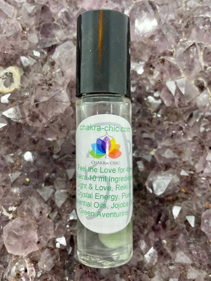 Feel the Love Olio Essenziale Miscela - 4° Chakra 10 ml per la vendita all'ingrosso da parte di chakra-chic.com