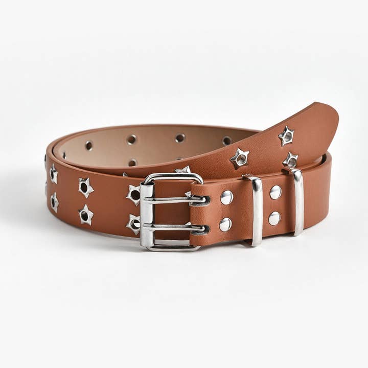 ACCITY - Wholesale Belt - Women's - 2024 NEW HOLLOW PUNK CASUAL BELT_CWABE0609
